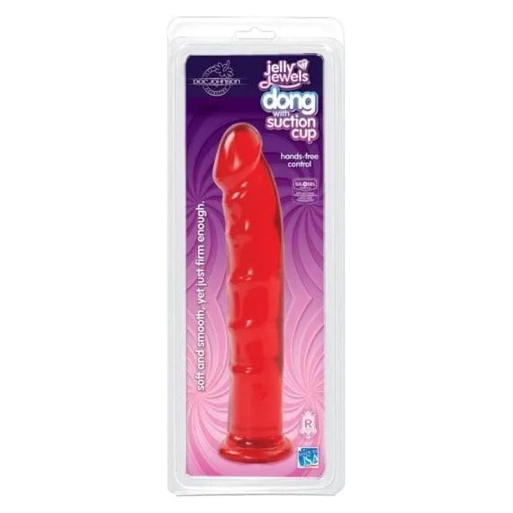 Dong With Suction Cup Ruby Dong With Suction Cup Ruby