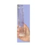 Crystal Dildo Straight 9in Clear