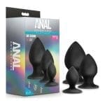 Anal Adventures Platinum Silicone Anal Stout Plug Kit