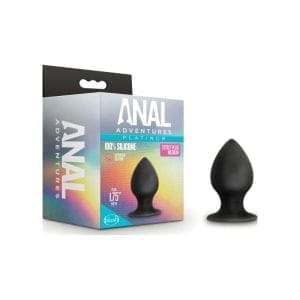 Anal Adventures Platinum Silicone Anal Stout Plug Medium 162217 1 Anal Adventures Platinum Silicone Anal Stout Plug Medium
