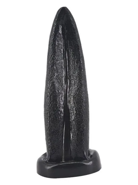 Tongue Shape Anal Plug Black