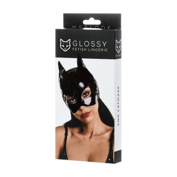 Glossy Wetlook Cat Mask Glossy Wetlook Cat Mask