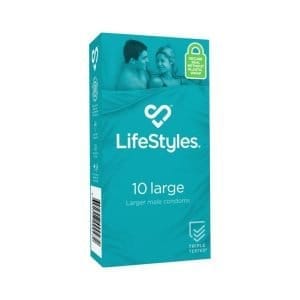 Lifestyles Large Condoms 10 162657 1 LifeStyles Large Condoms 10