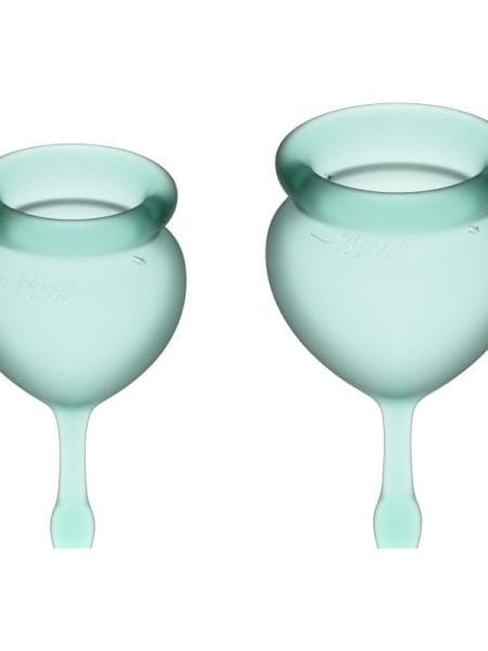 Feel Good Menstrual Cup  Dark Green 2pcs