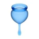 Feel Good Menstrual Cup  Light Blue 2pcs