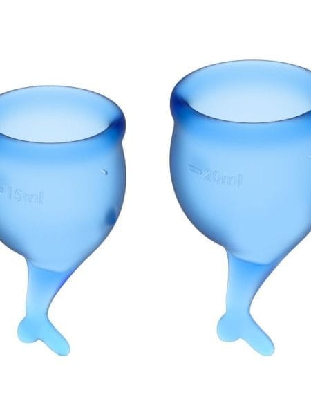 Feel Secure Menstrual Cup Dark Blue 2pcs