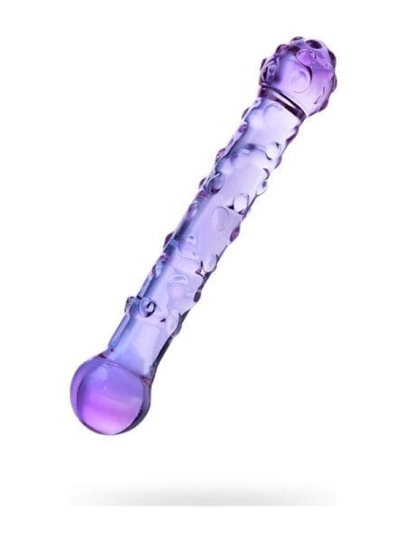 Sexus Glass Dildo Duo Purple 19.6cm