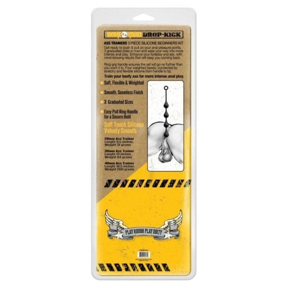 Drop-Kick Silicone Beginner Ass Training Kit 3 Pc Drop-Kick Silicone Beginner Ass Training Kit 3 Pc