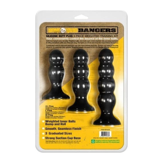 Bangers Silicone Ass Training Kit 3 Pc Bangers Silicone Ass Training Kit 3 Pc