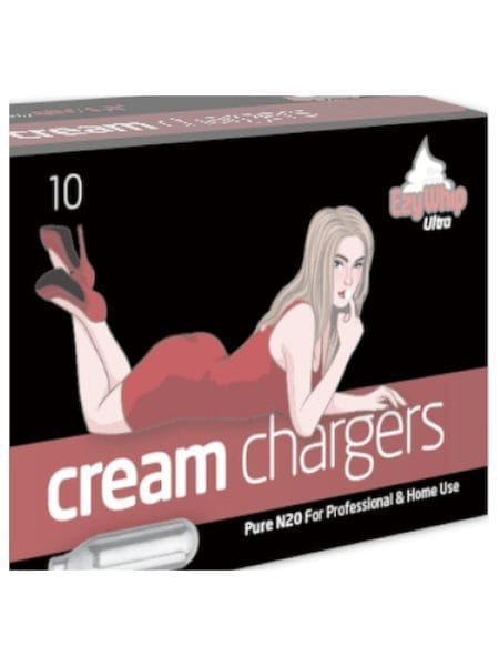 Ezywhip Ultra Cream 8g N2O Chargers 10 Pc