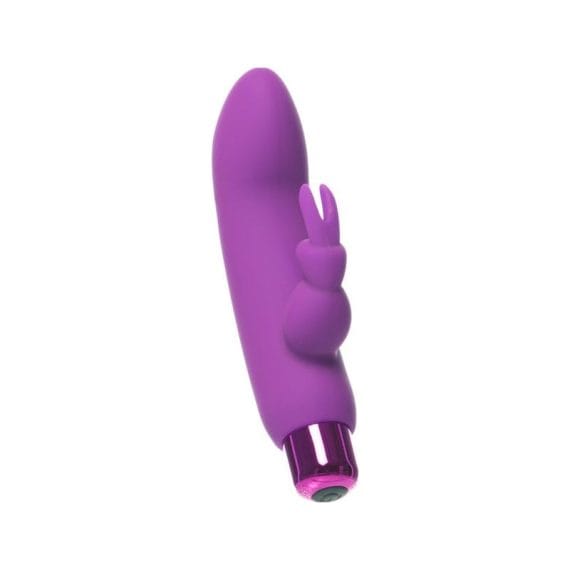 Alices Bunny Rechargeable Bullet w Rabbit Sleeve Purple