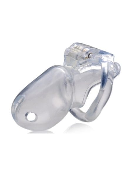 Clear Captor Chastity Cage Large