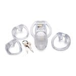 Clear Captor Chastity Cage Large