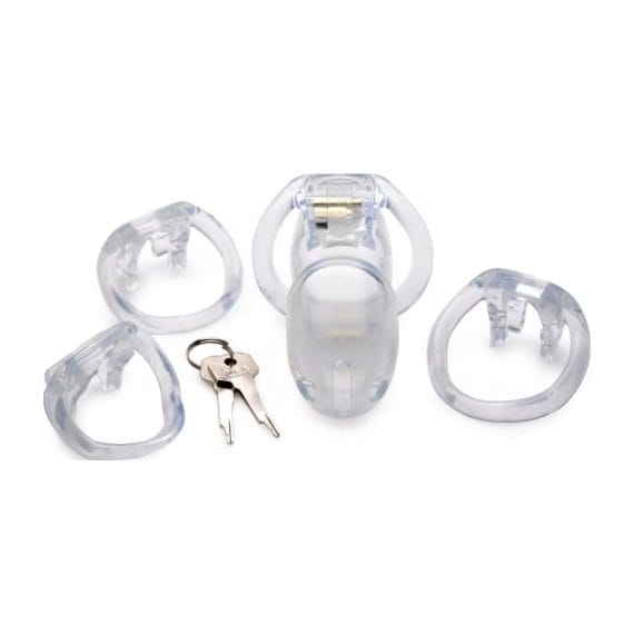 Clear Captor Chastity Cage Large Clear Captor Chastity Cage Large