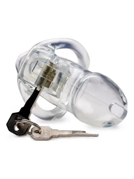 Clear Captor Chastity Cage Small