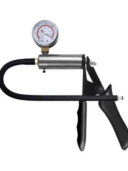 Brass Pistol Pump with Gauge and Hose