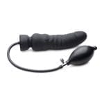 Dick Spand Inflatable Silicone Dildo Black