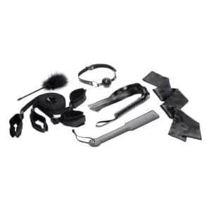 Bed Restraint Bondage Kit Black 163674 1 Bed Restraint Bondage Kit Black