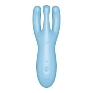 Satisfyer Threesome 4 Connect App Layon Vibrator Blue 163704 1 Satisfyer Threesome 4 Connect App Layon Vibrator Blue