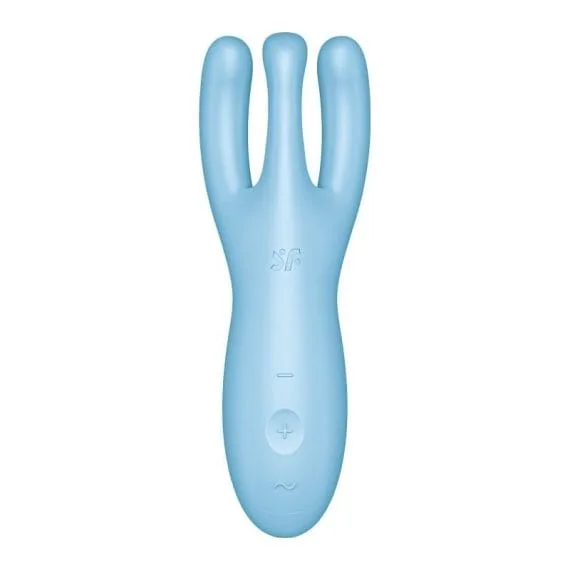 Satisfyer Threesome 4 Connect App Layon Vibrator Blue