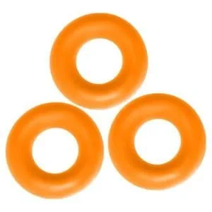 Fat Willy 3 Pc Jumbo Cockrings Orange 163775 1 Fat Willy 3 Pc Jumbo Cockrings Orange