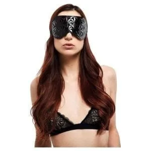 Whip Smart Diamond Blindfold Black 163895 1 Whip Smart Diamond Blindfold Black