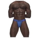 Male Power Sexagon Strappy Ring Jock Blue