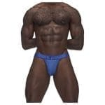 Male Power Sexagon Strappy Ring Jock Blue