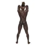Male Power Sexagon Strappy Ring Jock Grey