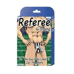 Referee Novelty G-String Black 163984 1 Referee Novelty G-String Black
