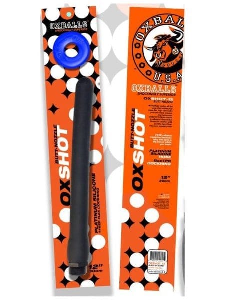 Oxshot Butt Nozzle 12in Shower Hose