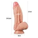 Nature Cock 10in Dual Layer Huge ALIEN Silicone Dildo