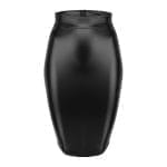 Power Wetlook Pencil Skirt With Long Zipper