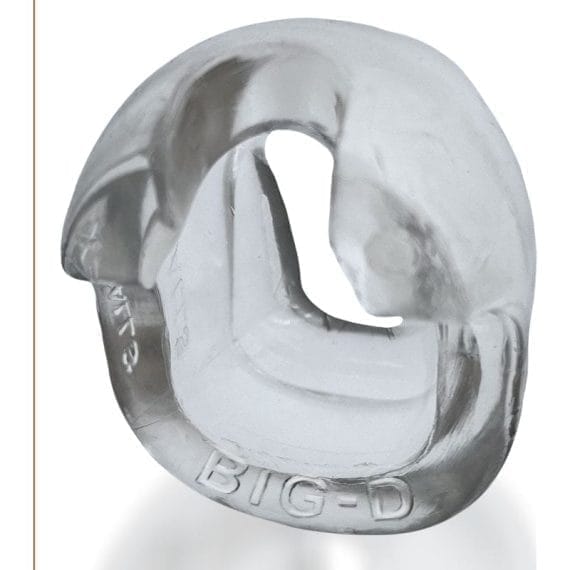 Big D Shaft Grip Cock Ring Clear Big D Shaft Grip Cock Ring Clear