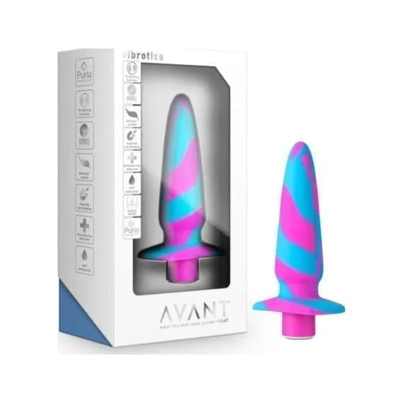 Avant Vibrotize Silicone Mini Anal Vibe Fuchsia Avant Vibrotize Silicone Mini Anal Vibe Fuchsia