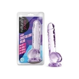 Naturally Yours 8&Quot; Crystaline Dildo Amethyst 164519 1 Naturally Yours 8" Crystaline Dildo Amethyst