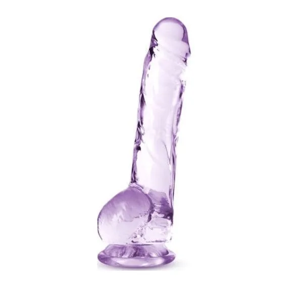 Naturally Yours 8&Quot; Crystaline Dildo Amethyst Naturally Yours 8" Crystaline Dildo Amethyst