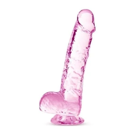 Naturally Yours 6&Quot; Crystaline Dildo Rose Naturally Yours 6" Crystaline Dildo Rose