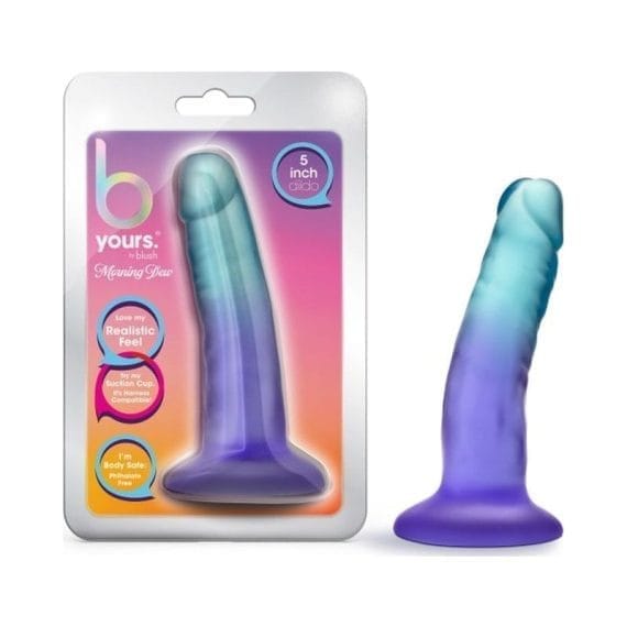 B Yours Morning Dew 5in Dildo Sapphire