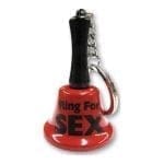Ring For Sex Mini Bell Keychain