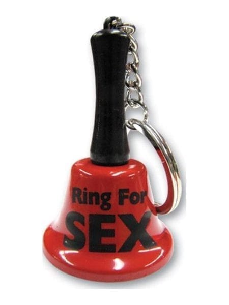 Ring For Sex Mini Bell Keychain