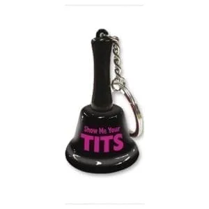 Show Me Your Tits Mini Bell Keychain 164556 1 Show Me Your Tits Mini Bell Keychain