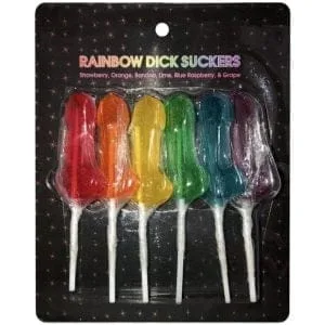 Rainbow Dick Suckers 6 Pc 164595 1 Rainbow Dick Suckers 6 Pc