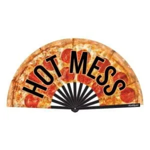 Hot Mess Folding Fan 165397 1 Hot Mess Folding Fan