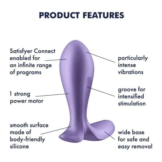 Satisfyer Intensity Plug Purple Satisfyer Intensity Plug Purple