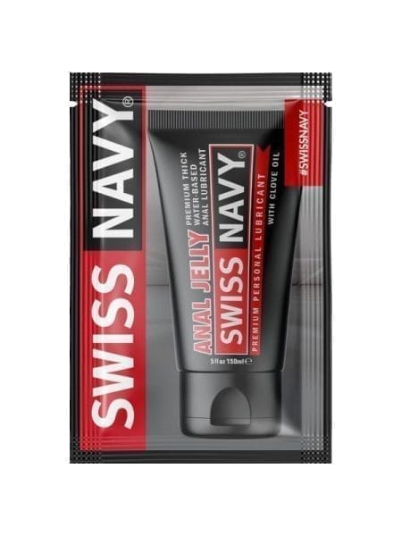 Swiss Navy Anal Jelly Lube 5ml Sachets (100 Pk)