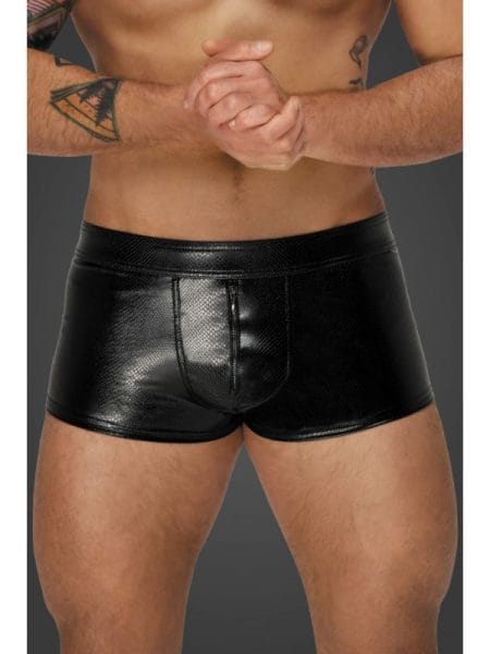 Snake Wetlook Short Shorts