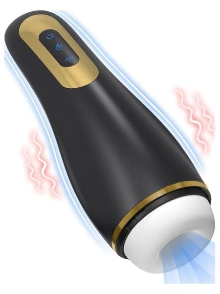 Capas Thrusting and Sucking Auto USB Masturbator