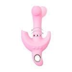 JOS Twist Me Triple G-Spot, Anal and Clit Stim Vibrator Pink