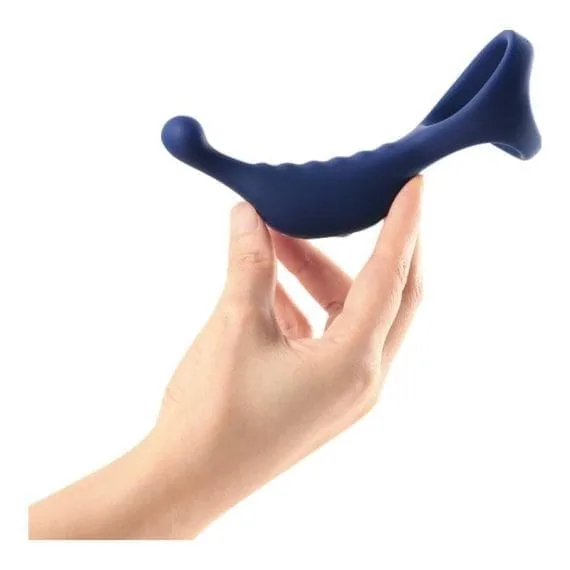 Underquaker Vibrating Anal Probe With Cockring And Remote Underquaker Vibrating Anal Probe with Cockring and Remote